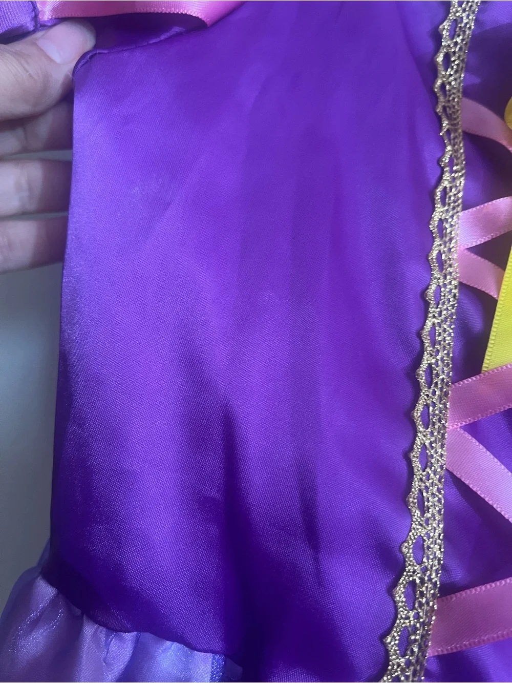 Princess  Rapunzel Kids Costume Dress size 110  (5T) - Picture 7 of 8